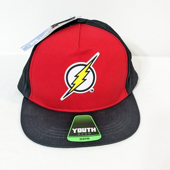 NWT Marvel DC Comics Flash Boys Officially Licensed Baseball Hat With Flat Brim - Picture 1 of 5